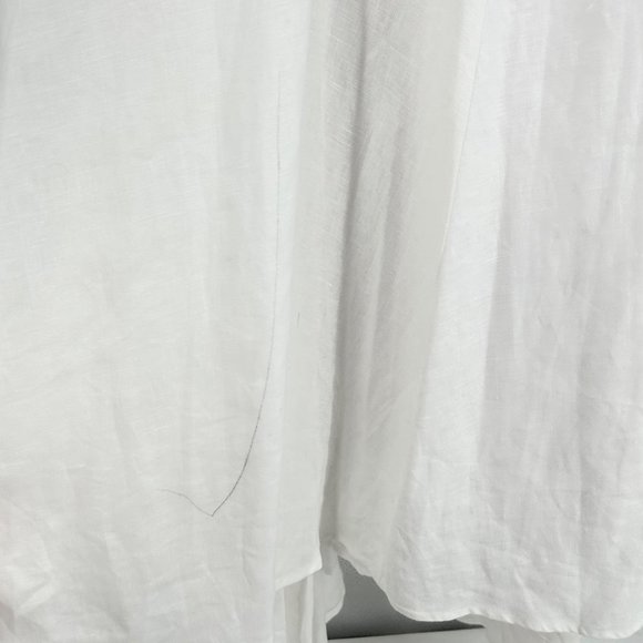 NWT Staud Coliseum White 100% Linen Cottagecore Maxi Dress - Picture 10 of 10